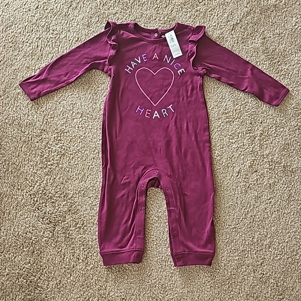 Graphic Romper Long Sleeve 18 to 24 Months